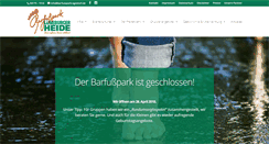 Desktop Screenshot of barfusspark-egestorf.de