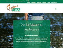 Tablet Screenshot of barfusspark-egestorf.de